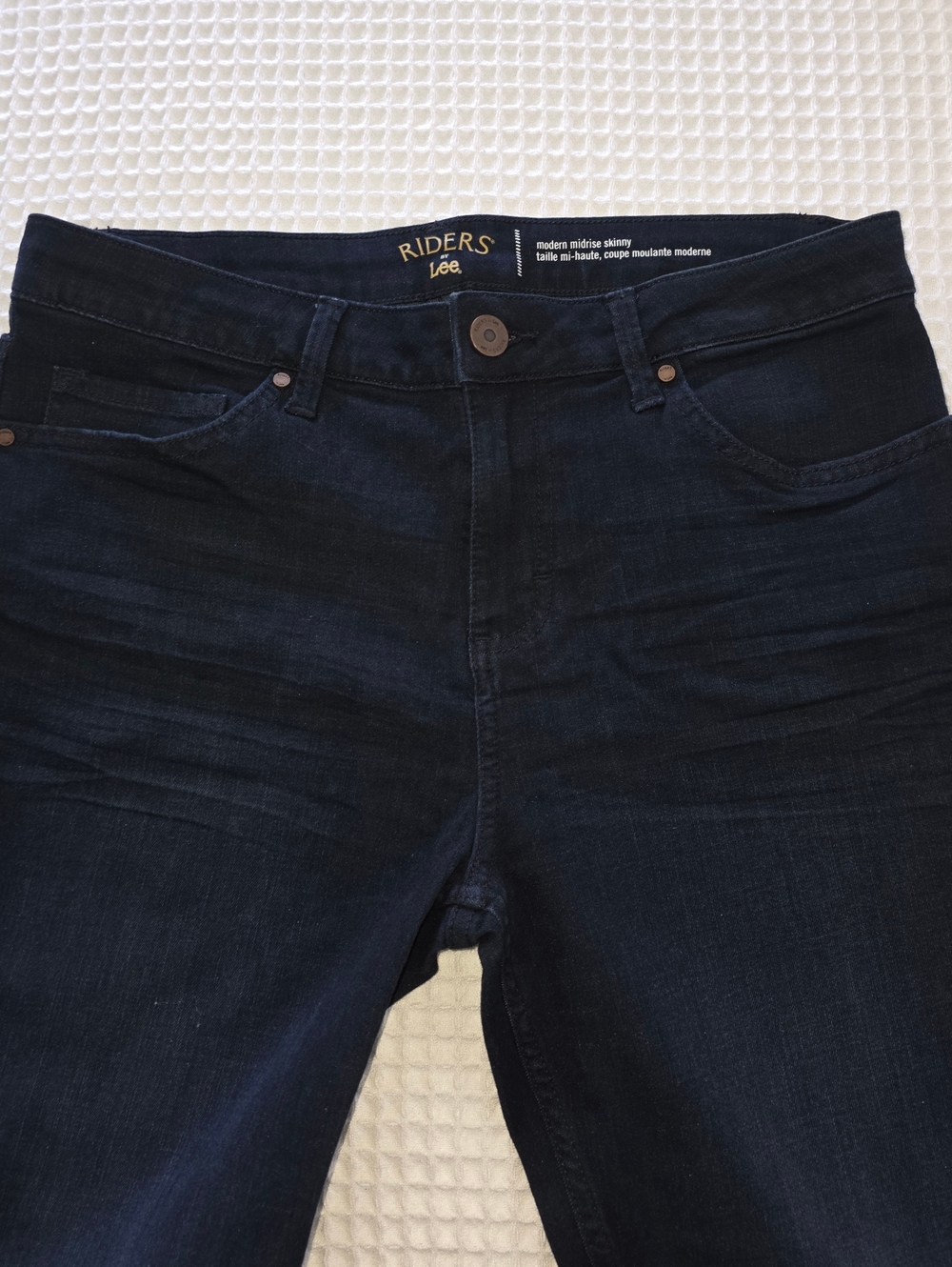 Lee Dark Indigo Midrise Skinny Jeans Sz 12p